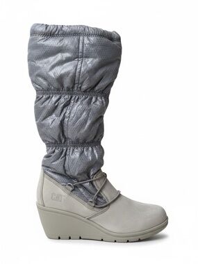 Caterpillar (CAT) Mia Slouch Winter Boots – Women’s Size 8.5 | Grey Suede